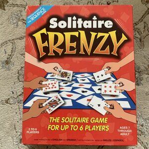 Solitaire Frenzy 2002 Jax Ltd Card Board Game for Up to 6 Players Complete